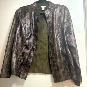Chico's Metallic Jacket